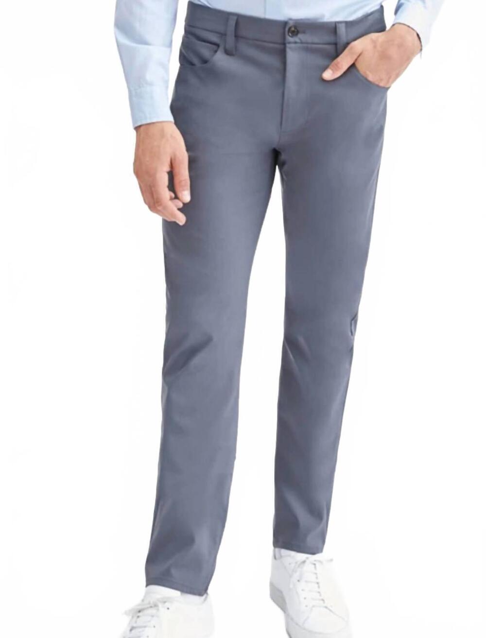 NEW 7 FOR ALL MANKIND adrien 5 pocket tech series jean in charcoal